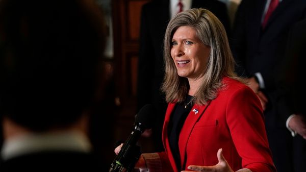 Senator Joni Ernst (R-IA) speaks after the Republican caucus policy luncheon on Capitol Hill in Washington, U.S., April 13, 2021.  - Sputnik International