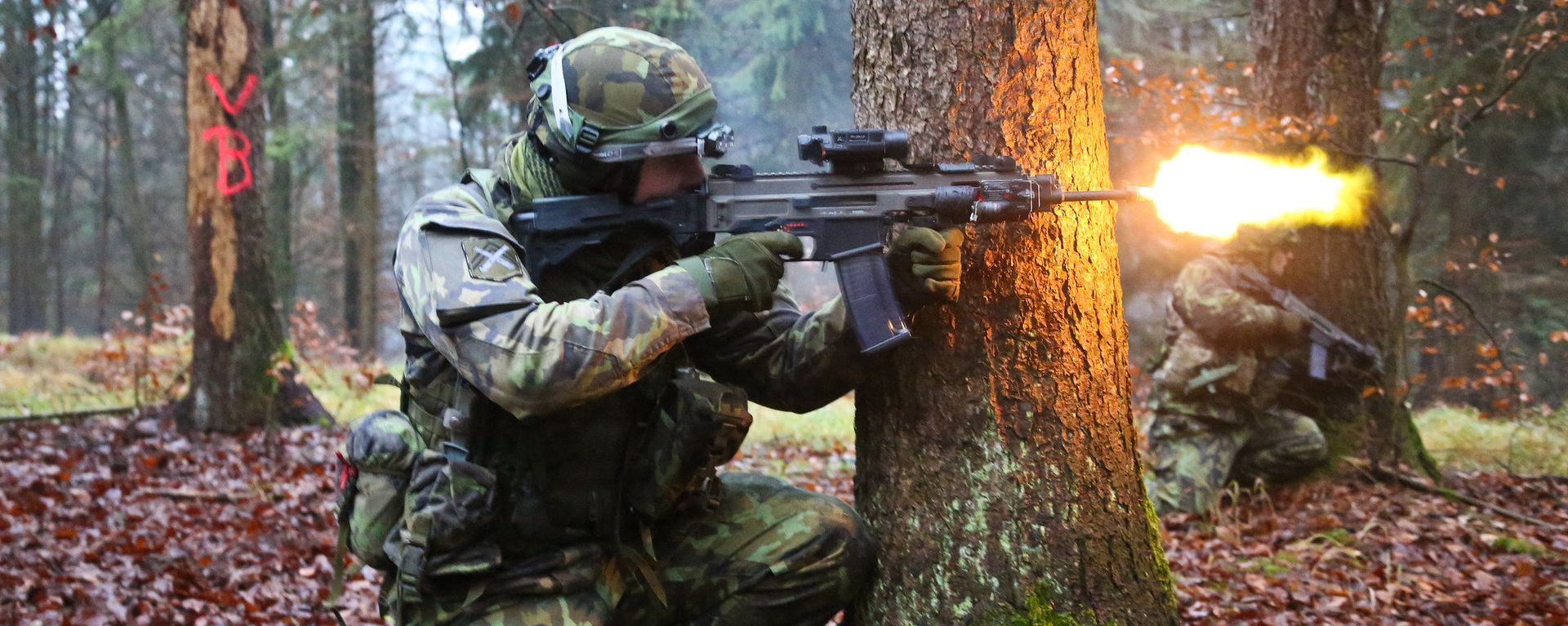 Czech Soldier engaging - Sputnik International, 1920, 20.11.2024