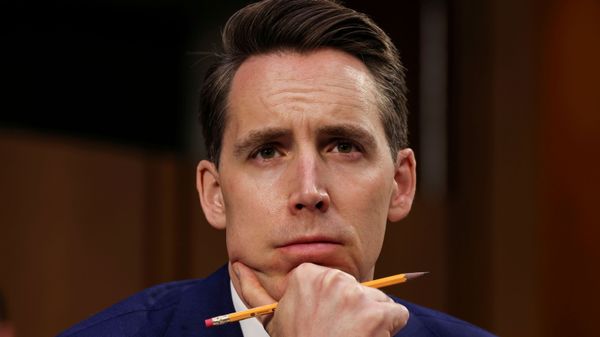 U.S. Senator Josh Hawley (R-MO) attends a Senate Judiciary Committee hearing on voting rights on Capitol Hill in Washington, U.S., April 20, 2021. - Sputnik International
