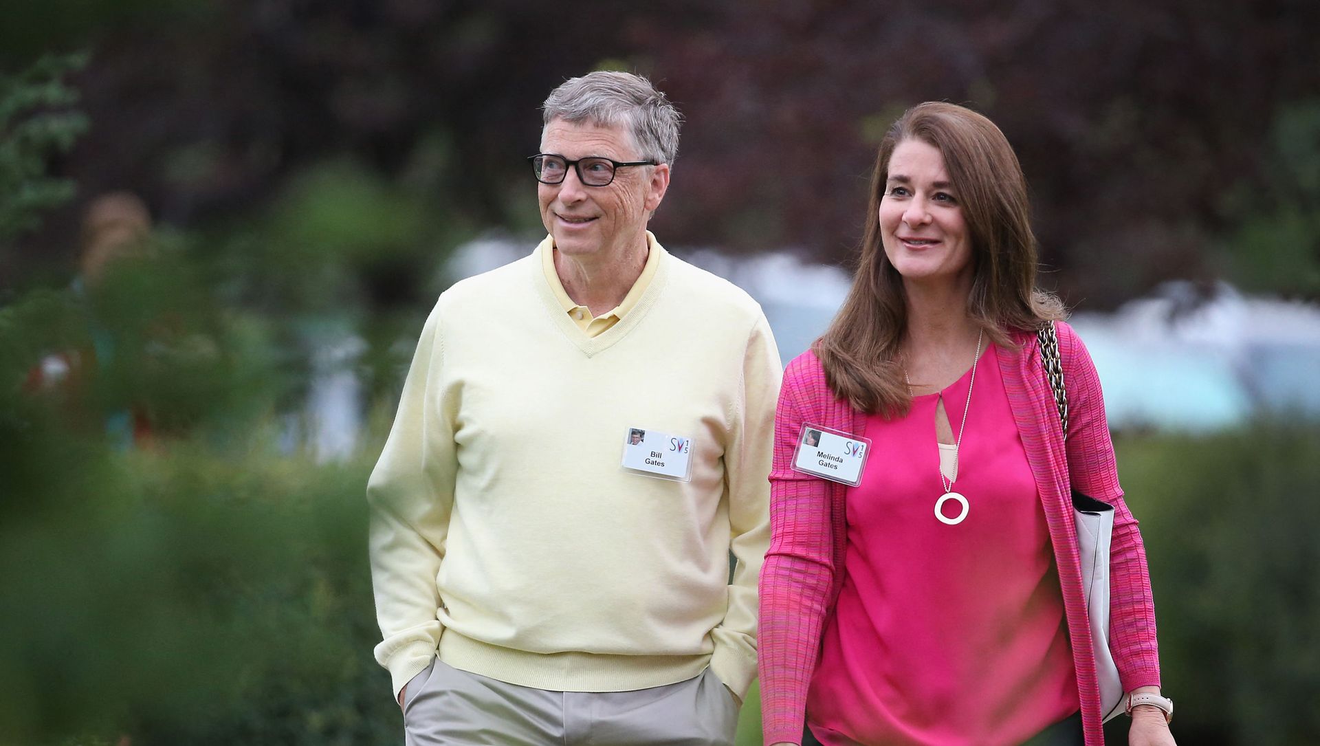 In this file photo taken on July 11, 2015 Billionaire Bill Gates, chairman and founder of Microsoft Corp., and his wife Melinda attend the Allen & Company Sun Valley Conference in Sun Valley, Idaho. - Bill Gates, the Microsoft founder-turned philanthropist, and his wife Melinda are divorcing after a 27-year-marriage, the couple said in a joint statement Monday. The announcement from one of the world's wealthiest couples, with an estimated net worth of some $130 billion, was made on Twitter. In this file photo taken on July 11, 2015 Billionaire Bill Gates, chairman and founder of Microsoft Corp., and his wife Melinda attend the Allen & Company Sun Valley Conference in Sun Valley, Idaho. - Bill Gates, the Microsoft founder-turned philanthropist, and his wife Melinda are divorcing after a 27-year-marriage, the couple said in a joint statement Monday. The announcement from one of the world's wealthiest couples, with an estimated net worth of some $130 billion, was made on Twitter. - Sputnik International, 1920, 03.05.2021