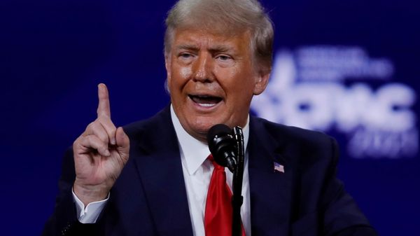Former US President Donald Trump speaks at the Conservative Political Action Conference (CPAC) in Orlando, Florida, US, 28 February 2021. REUTERS/Joe Skipper/File Photo - Sputnik International
