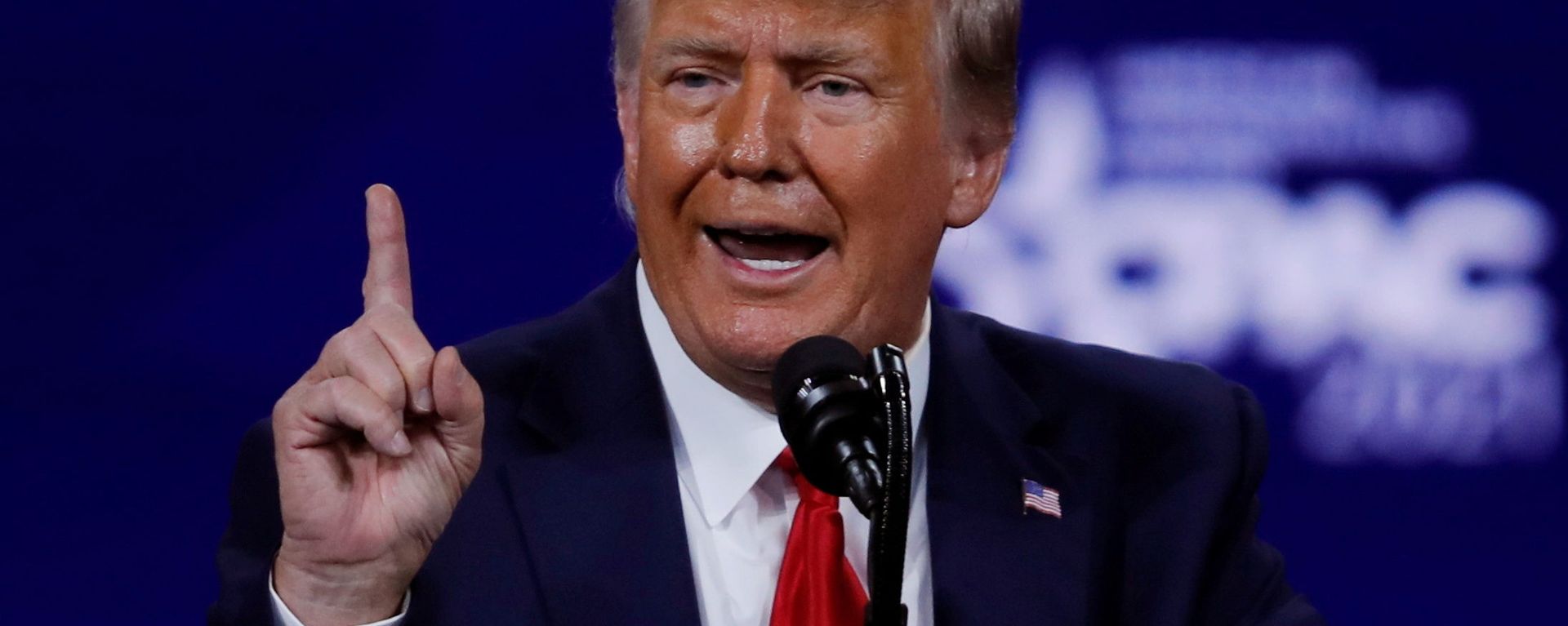Former U.S. President Donald Trump speaks at the Conservative Political Action Conference (CPAC) in Orlando, Florida, U.S. February 28, 2021. REUTERS/Joe Skipper/File Photo - Sputnik International, 1920, 05.05.2021