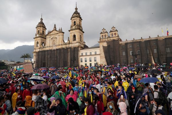 Violent Anti-Government Protests in Colombia Violent Anti-Government Protests in Colombia - Sputnik International