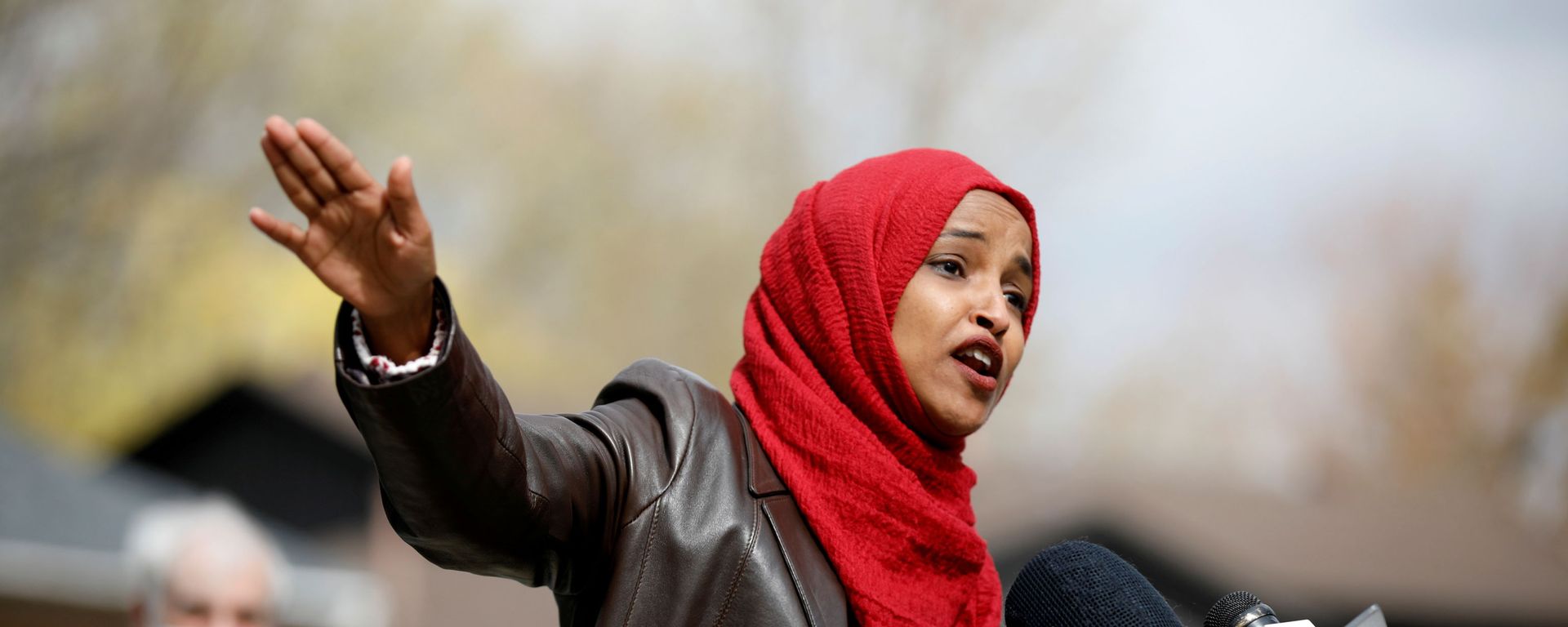 U.S. Rep. Ilhan Omar attends a press conference at Wright vigil U.S. Rep. Ilhan Omar attends a press conference at Wright vigil - Sputnik International, 1920, 06.05.2021