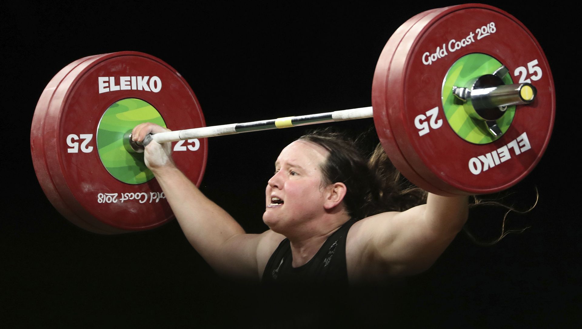 In this Monday, April 9, 2018 file photo, New Zealand's Laurel Hubbard participates in the women's +90kg weightlifting final the 2018 Commonwealth Games on the Gold Coast, Australia In this Monday, April 9, 2018 file photo, New Zealand's Laurel Hubbard participates in the women's +90kg weightlifting final the 2018 Commonwealth Games on the Gold Coast, Australia - Sputnik International, 1920, 07.05.2021