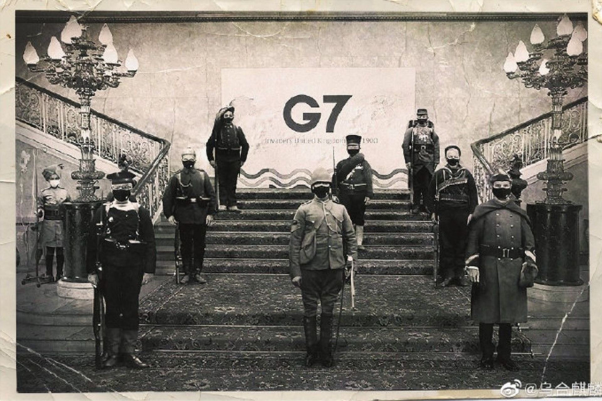 Photo: Chinese Satirist Mocks G7 Image With Comparison to 1900 Anti-Boxer Rebellion Invasion Photo: Chinese Satirist Mocks G7 Image With Comparison to 1900 Anti-Boxer Rebellion Invasion - Sputnik International, 1920, 07.05.2021