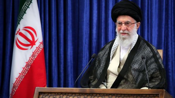 Iran's Supreme Leader Ayatollah Ali Khamenei delivers a live televised speech marking the annual Quds Day, or Jerusalem Day, on the last Friday of the Muslim holy month of Ramadan, in Tehran, Iran May 7, 2021 - Sputnik International