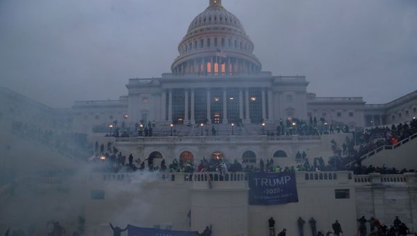 FILE PHOTO: Supporters of U.S. President Donald Trump gather in Washington - Sputnik International