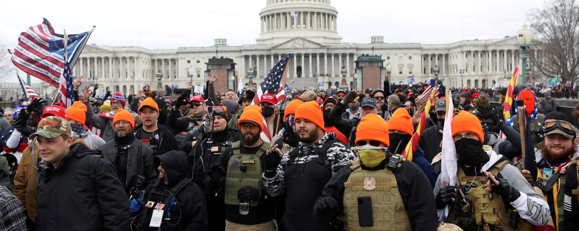 FILE PHOTO: Supporters of U.S. President Donald Trump gather in Washington FILE PHOTO: Supporters of U.S. President Donald Trump gather in Washington - Sputnik International, 1920, 23.11.2021