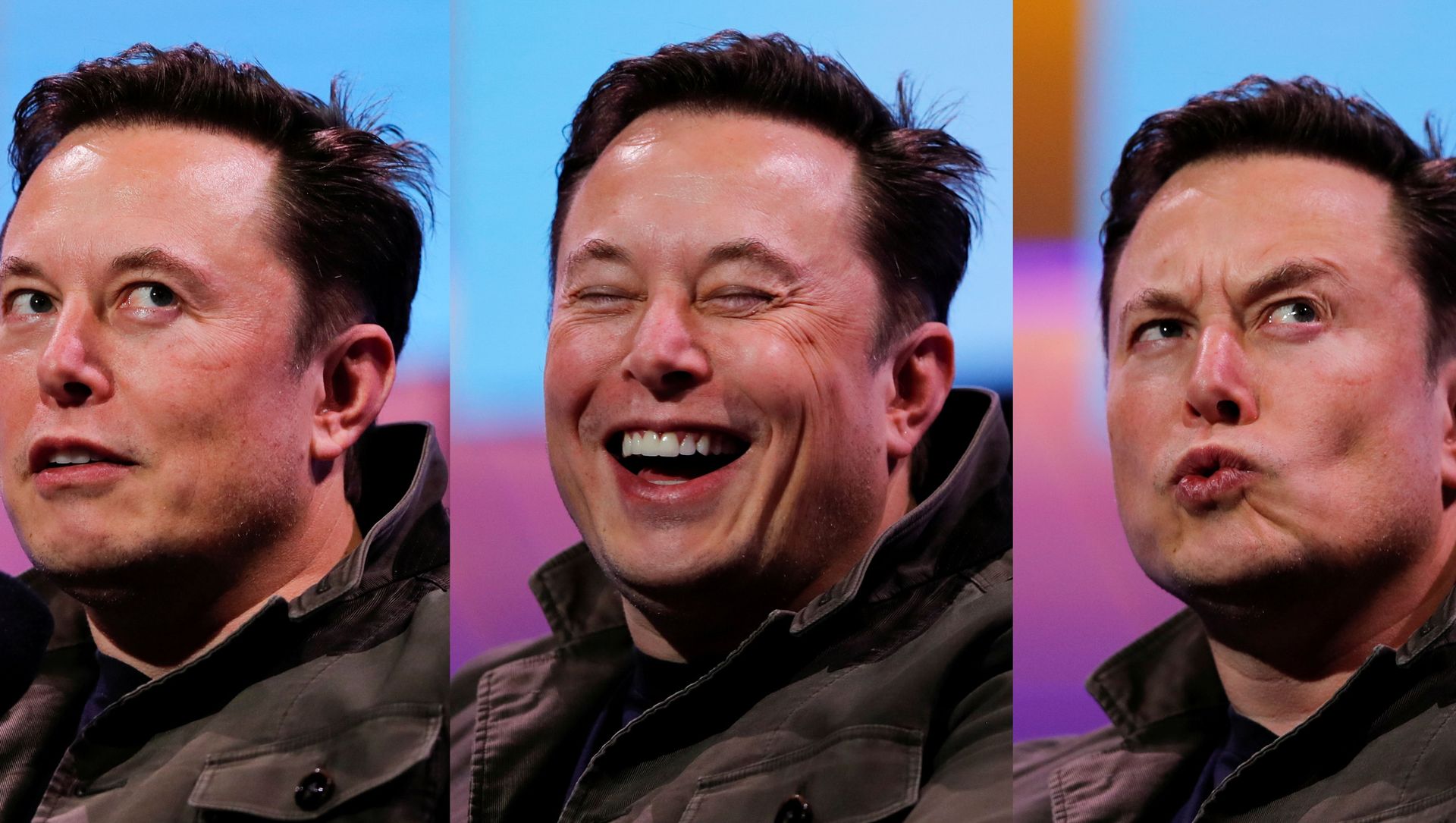A combination picture shows SpaceX owner and Tesla CEO Elon Musk speaking during a conversation with legendary game designer Todd Howard (not pictured) at the E3 gaming convention in Los Angeles, California, U.S., June 13, 2019. A combination picture shows SpaceX owner and Tesla CEO Elon Musk speaking during a conversation with legendary game designer Todd Howard (not pictured) at the E3 gaming convention in Los Angeles, California, U.S., June 13, 2019. - Sputnik International, 1920, 14.05.2021