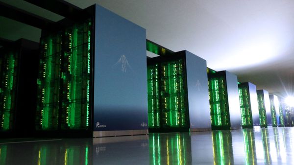 This picture taken on June 16, 2020 shows Japan's Fugaku supercomputer at the Riken Center for Computational Science in Kobe, Hyogo prefecture.  - Sputnik International