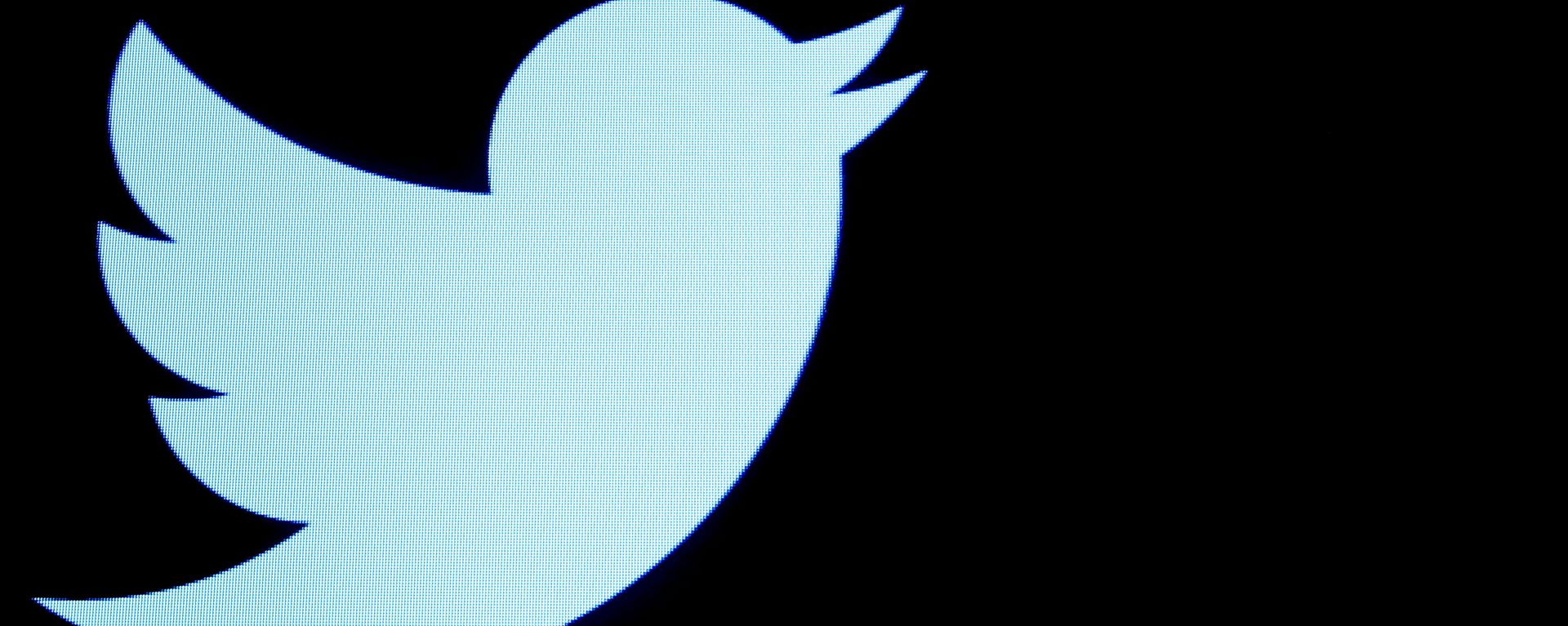 The Twitter logo is displayed on a screen on the floor of the New York Stock Exchange (NYSE) in New York City, U.S., September 28, 2016. - Sputnik International, 1920, 07.08.2021