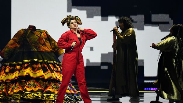 Participant Manizha of Russia performs during first semi-final of the 2021 Eurovision Song Contest in Rotterdam, Netherlands May 18, 2021 - Sputnik International