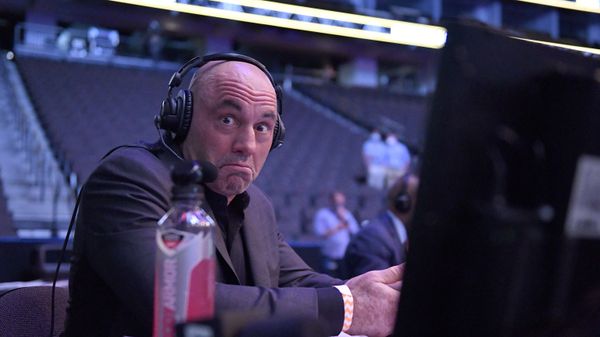 JACKSONVILLE, FLORIDA - MAY 09: Announcer Joe Rogan reacts during UFC 249 at VyStar Veterans Memorial Arena on May 09, 2020 in Jacksonville, Florida. - Sputnik International
