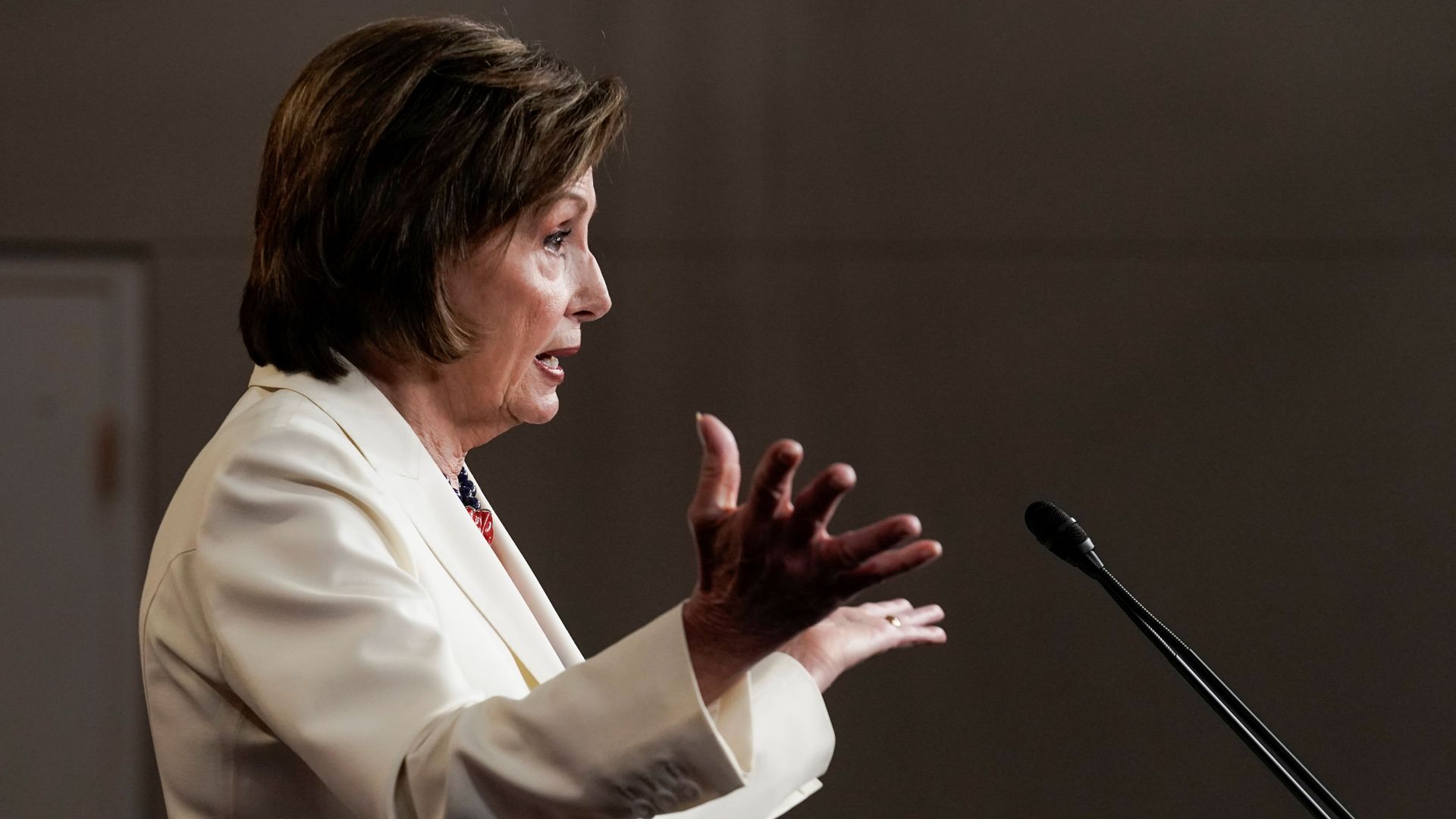 U.S. House Speaker Nancy Pelosi (D-CA) gestures, as she holds her weekly news conference with Capitol Hill reporters in Washington, D.C., U.S. May 20, 2021. U.S. House Speaker Nancy Pelosi (D-CA) gestures, as she holds her weekly news conference with Capitol Hill reporters in Washington, D.C., U.S. May 20, 2021. - Sputnik International, 1920, 20.05.2021