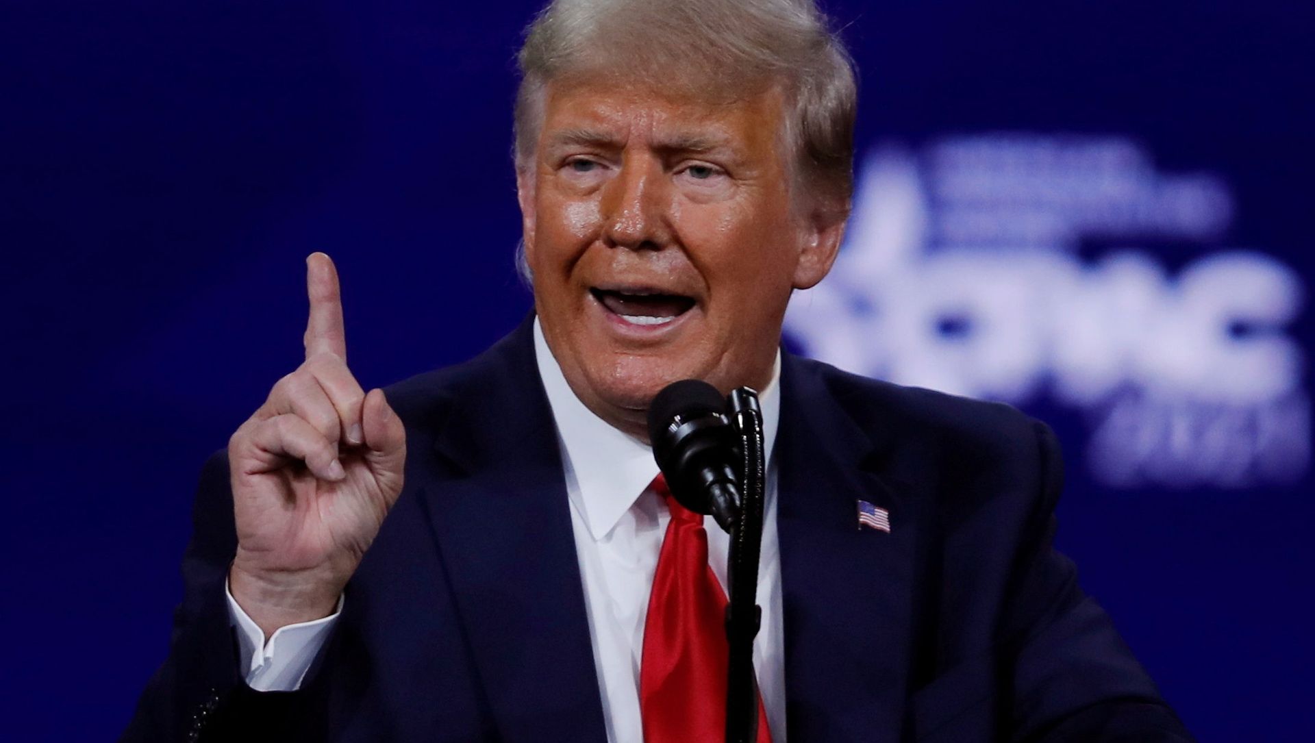 Former U.S. President Donald Trump speaks at the Conservative Political Action Conference (CPAC) in Orlando, Florida, 28 February 2021 Former U.S. President Donald Trump speaks at the Conservative Political Action Conference (CPAC) in Orlando, Florida, 28 February 2021 - Sputnik International, 1920, 25.05.2021