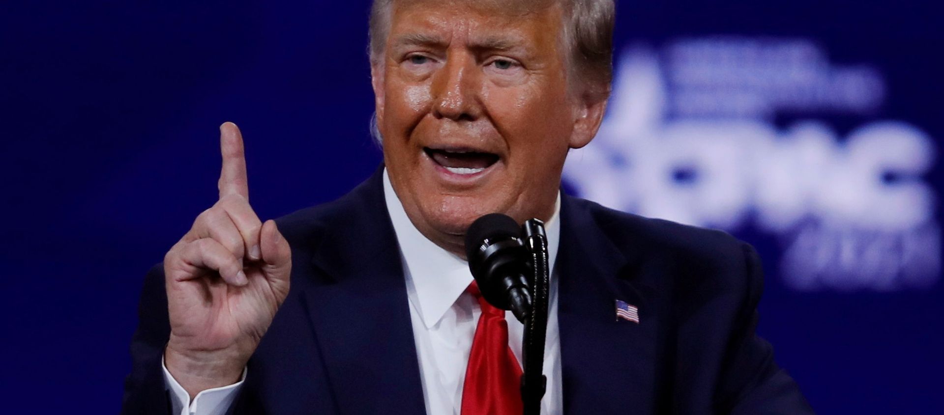 Former U.S. President Donald Trump speaks at the Conservative Political Action Conference (CPAC) in Orlando, Florida, 28 February 2021 Former U.S. President Donald Trump speaks at the Conservative Political Action Conference (CPAC) in Orlando, Florida, 28 February 2021 - Sputnik International, 1920, 25.05.2021
