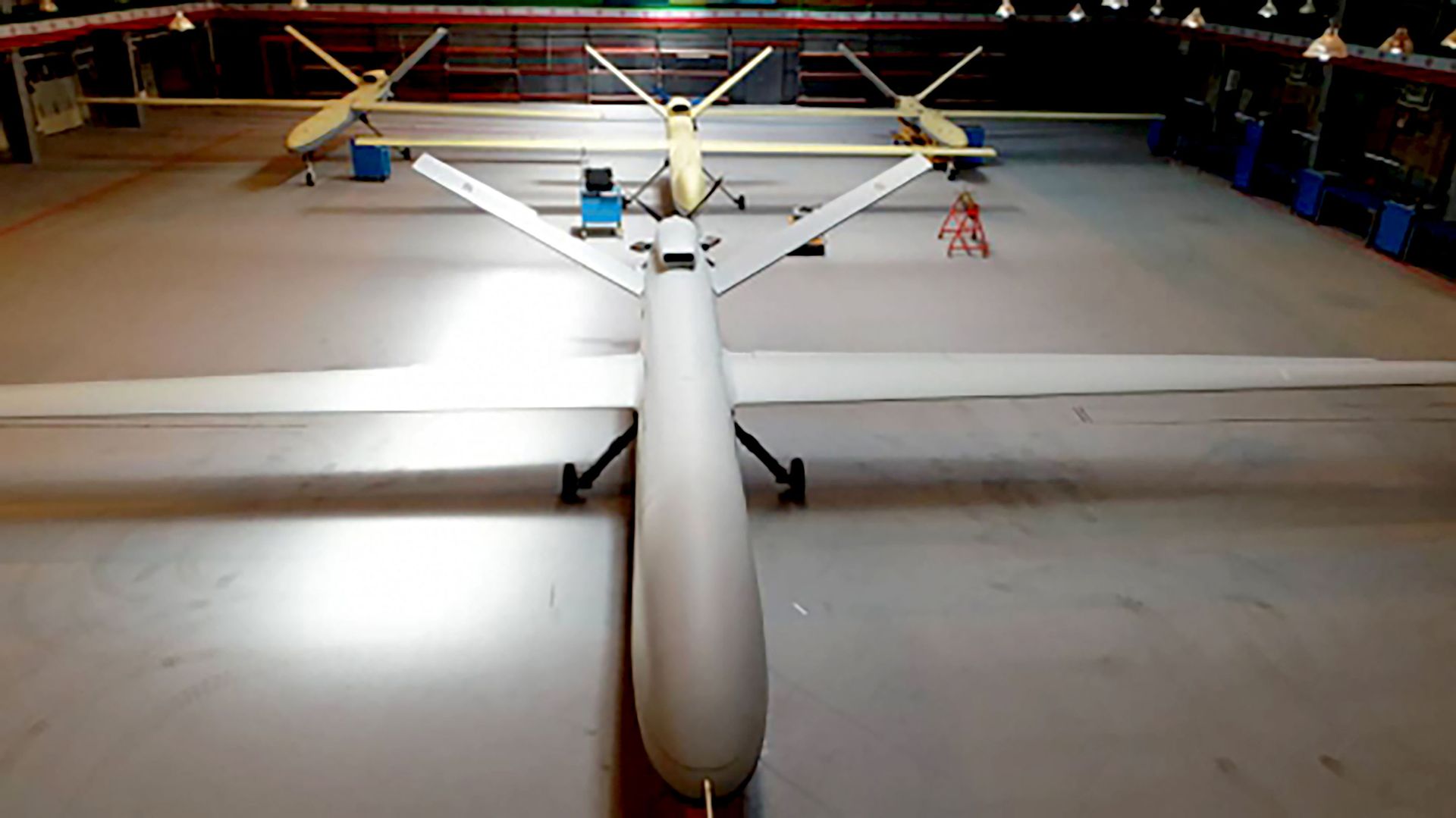 In this photo released on Saturday, May 21, 2021, by Sepahnews, the website of the Iranian Revolutionary Guard, a new Gaza drone is displayed in an undisclosed location in Iran. (Sepahnews via AP) In this photo released on Saturday, May 21, 2021, by Sepahnews, the website of the Iranian Revolutionary Guard, a new Gaza drone is displayed in an undisclosed location in Iran. (Sepahnews via AP) - Sputnik International, 1920, 12.09.2021