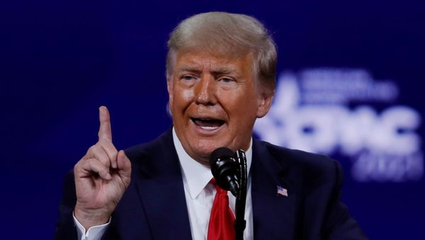 Former U.S. President Donald Trump speaks at the Conservative Political Action Conference (CPAC) in Orlando, Florida, U.S. February 28, 2021 - Sputnik International