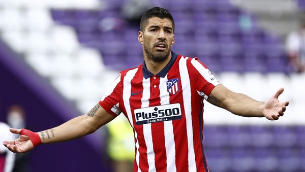 Atletico Madrid's Luis Suarez reacts Atletico Madrid's Luis Suarez reacts - Sputnik International