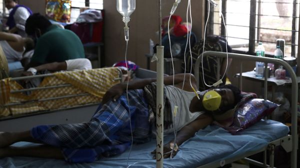 Indian patients infected with black fungus undergo treatment at the Mucormycosis ward of a government hospital in Hyderabad, India, Sunday, May 23, 2021 - Sputnik International