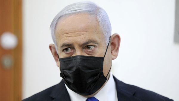 Israeli Prime Minister Benjamin Netanyahu attends a hearing evidence stage for his trial over alleged corruption crimes, at the Jerusalem district court, in Salah El-Din, East Jerusalem, Monday, April 5, 2021 - Sputnik International