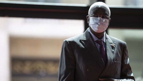 Transitional Mali President Bah N'Daw arrives at the Grand Palais Ephemere for the Financing of African Economies Summit, in Paris, Tuesday May, 18 May 2021. - Sputnik International