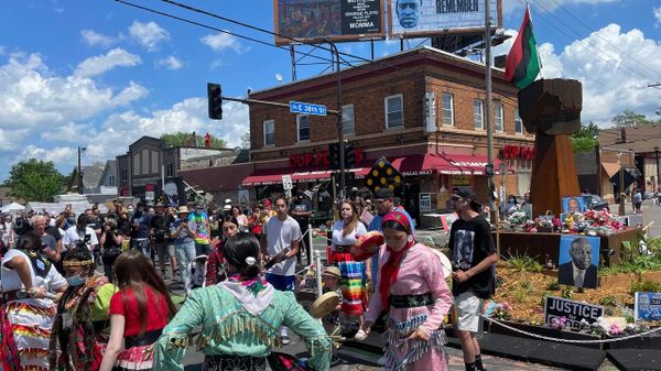 People gathered in Minneapolis to commemorate George Floyd - Sputnik International
