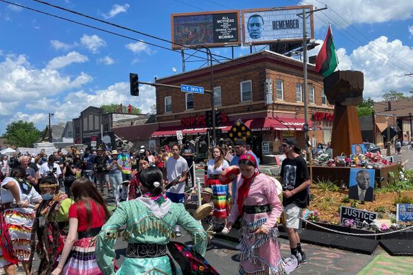 People gathered in Minneapolis to commemorate George Floyd - Sputnik International