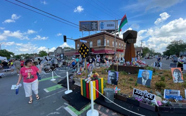 Commemoration event in Minneapolis in memory of George Floyd - Sputnik International