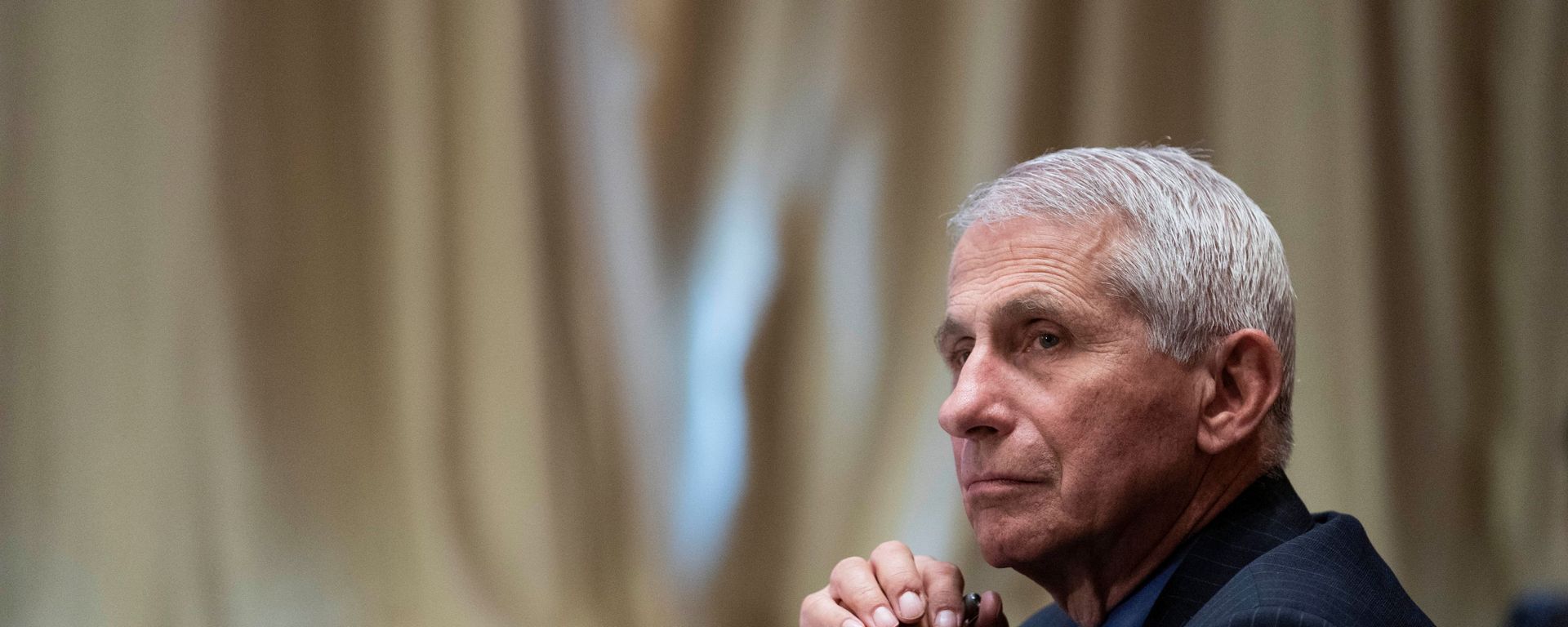 Dr. Anthony Fauci, director of the National Institute of Allergy and Infectious Diseases, listens during a Senate Appropriations Labor, Health and Human Services Subcommittee hearing looking into the budget estimates for National Institute of Health (NIH) and state of medical research on Capitol Hill in Washington, U.S., May 26, 2021. - Sputnik International, 1920, 11.01.2022