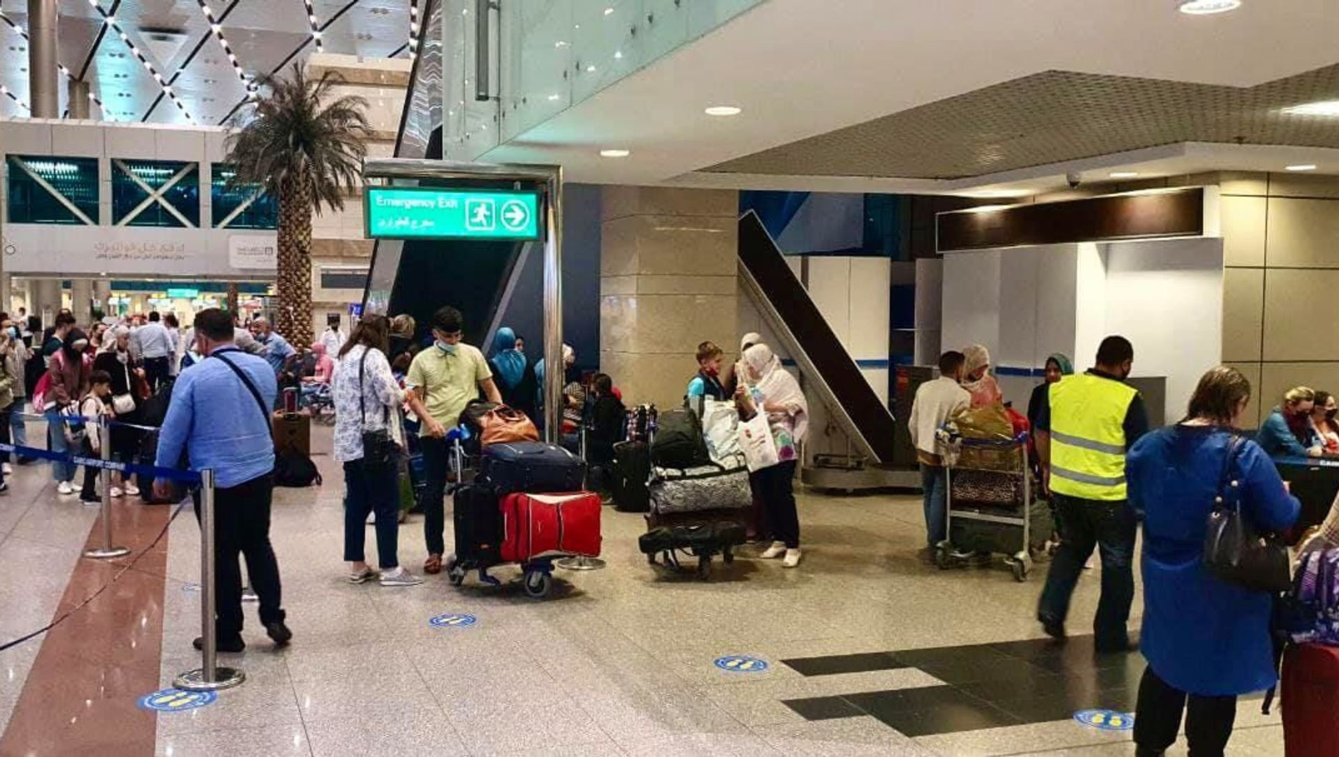 Russian citizens, mostly women and children, arrived from the Gaza Strip at Cairo International Airport Russian citizens, mostly women and children, arrived from the Gaza Strip at Cairo International Airport - Sputnik International, 1920, 27.05.2021