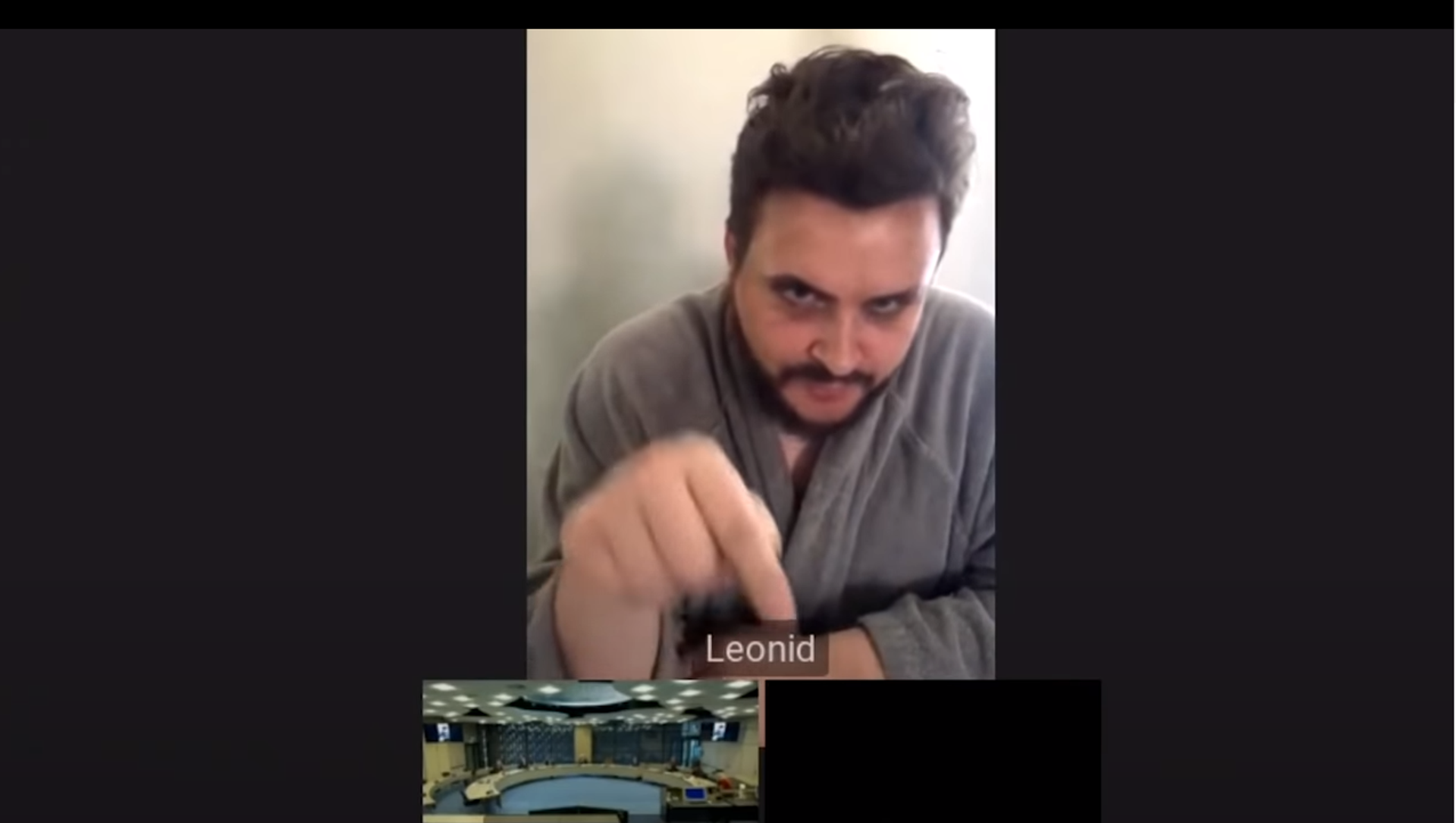 A screenshot from a Youtube video showing Russian pranksters Vovan and Lexus posing as Navalny's ally Leonid Volkov in front of Dutch legislators A screenshot from a Youtube video showing Russian pranksters Vovan and Lexus posing as Navalny's ally Leonid Volkov in front of Dutch legislators - Sputnik International, 1920, 27.05.2021