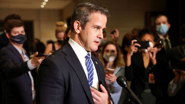 Representative Adam Kinzinger (R-IL) speaks to the media as he arrives on Capitol Hill in Washington, U.S., May 12, 2021 - Sputnik International