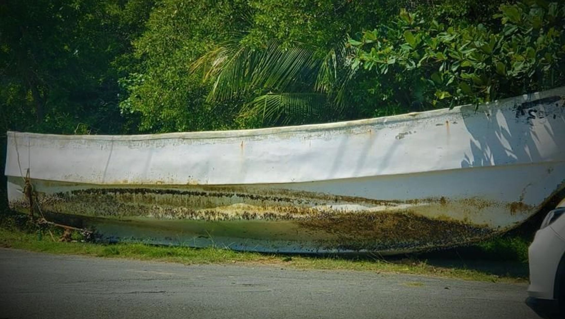 A photo of the unknown foreign boat washed ashore in Trinidad and Tobago on May 28, 2021. A photo of the unknown foreign boat washed ashore in Trinidad and Tobago on May 28, 2021. - Sputnik International, 1920, 29.05.2021