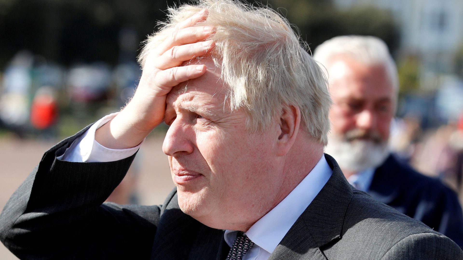 Britain's Prime Minister Boris Johnson visits Llandudno, Wales, Britain, April 26, 2021 Britain's Prime Minister Boris Johnson visits Llandudno, Wales, Britain, April 26, 2021 - Sputnik International, 1920, 24.07.2021