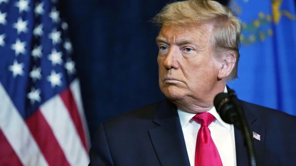 In this Wednesday, Oct. 28, 2020, file photo, President Donald Trump listens as Nevada business leaders talk at Trump International Hotel Las Vegas, in Las Vegas. - Sputnik International