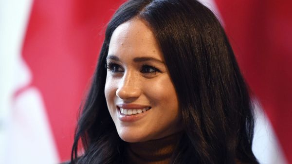 In this Tuesday, Jan. 7, 2020 file photo, Meghan, Duchess of Sussex smiles during her visit with Prince Harry to Canada House, in London - Sputnik International