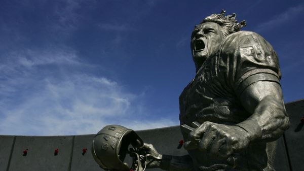 A statue of Pat Tillman, who was killed in Afghanistan in 2004 after quitting the NFL's Arizona Cardinals to join the U.S. Army Rangers, in Glendale, Arizona. - Sputnik International