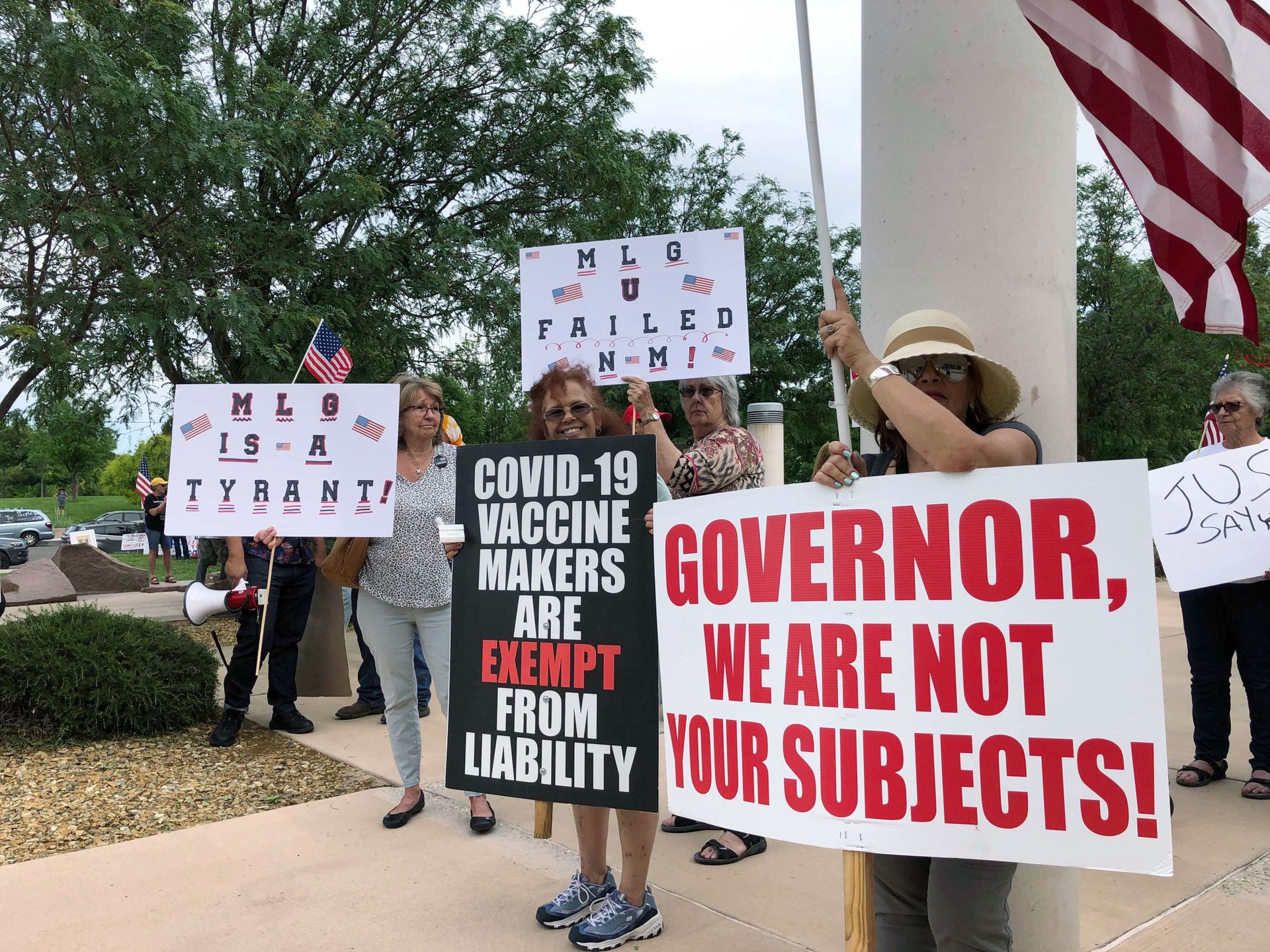 New Mexico Governor Grisham Slams Protesters as 'QAnon Lizard People' - Video New Mexico Governor Grisham Slams Protesters as 'QAnon Lizard People' - Video - Sputnik International, 1920, 05.06.2021