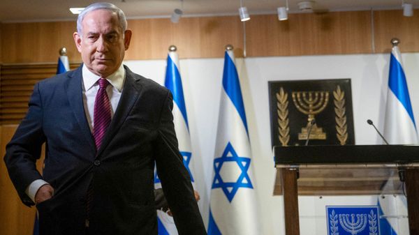 In this file photo taken on December 22, 2020 Israeli Prime Minister Benjamin Netanyahu leaves after a speech at the Knesset (Israeli Parliament) in Jerusalem - Sputnik International