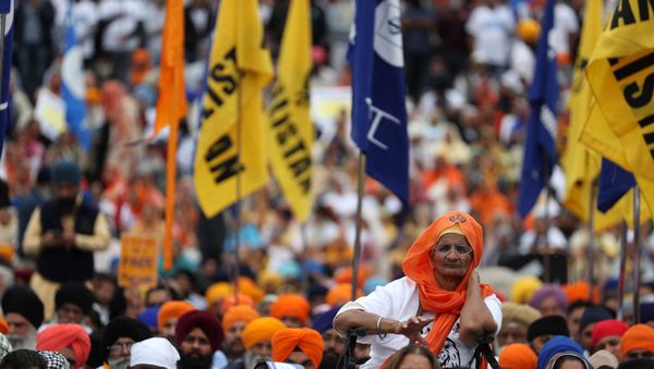 London's Sikh Community Takes to Streets in Commemoration of 1984 Golden Temple Massacre - Sputnik International