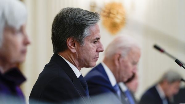 Secretary of State Antony Blinken and President Joe Biden. May 2021. File photo. - Sputnik International