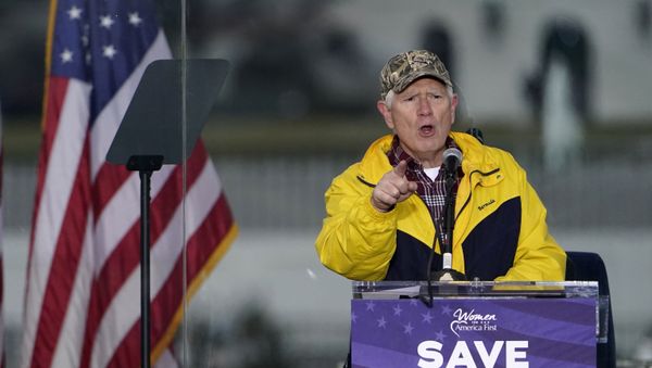 FILE - In this Jan. 6, 2021 file photo, Rep. Mo Brooks, R-Ark., speaks in Washington, at a rally in support of President Donald Trump called the Save America Rally. Brooks, teasing the announcement of a possible run for U.S. Senate, has scheduled a campaign rally on Monday, March 22, 2021, where he will be joined by former President Donald Trump adviser Stephen Miller. - Sputnik International