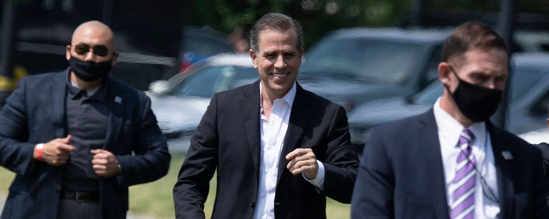 Hunter Biden walks to Marine One on the Ellipse outside the White House May 22, 2021, in Washington, DC. - Sputnik International, 1920, 31.07.2023