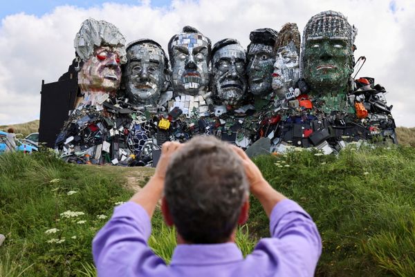 'Mount Recyclemore': Artist Sculpts G7 Leaders Out of Scrap Metal - Sputnik International