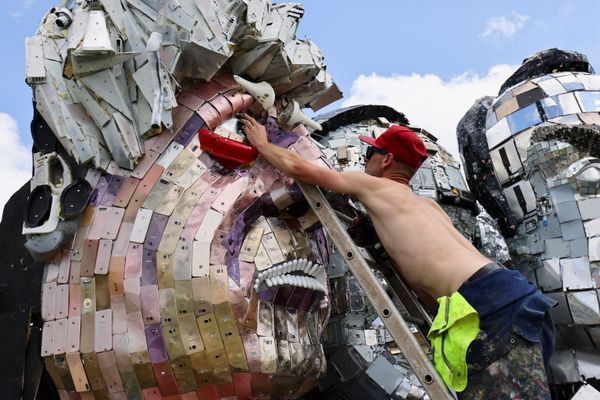'Mount Recyclemore': Artist Sculpts G7 Leaders Out of Scrap Metal - Sputnik International