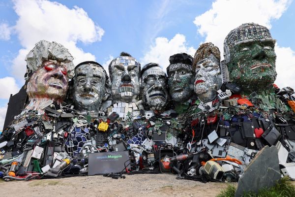'Mount Recyclemore': Artist Sculpts G7 Leaders Out of Scrap Metal - Sputnik International