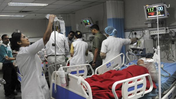 Indian nurses tend to patients at a government hospital in New Delhi (File) - Sputnik International
