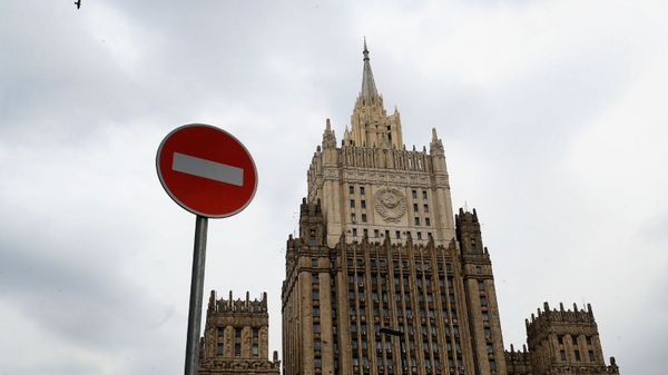 The building of the Ministry of Foreign Affairs of the Russian Federation on Smolenskaya-Sennaya Square in Moscow. - Sputnik International